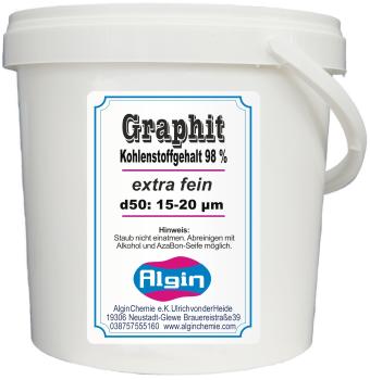 Graphitpulver 98% superfein 19 µm 5 Liter Eimer - Graphit